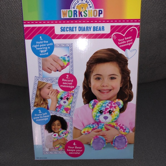 Build-A-Bear Workshop Secret Diary Bear - Picture 3 of 3
